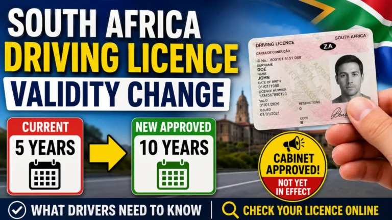 South Africa Driving Licence Validity Details Check Online