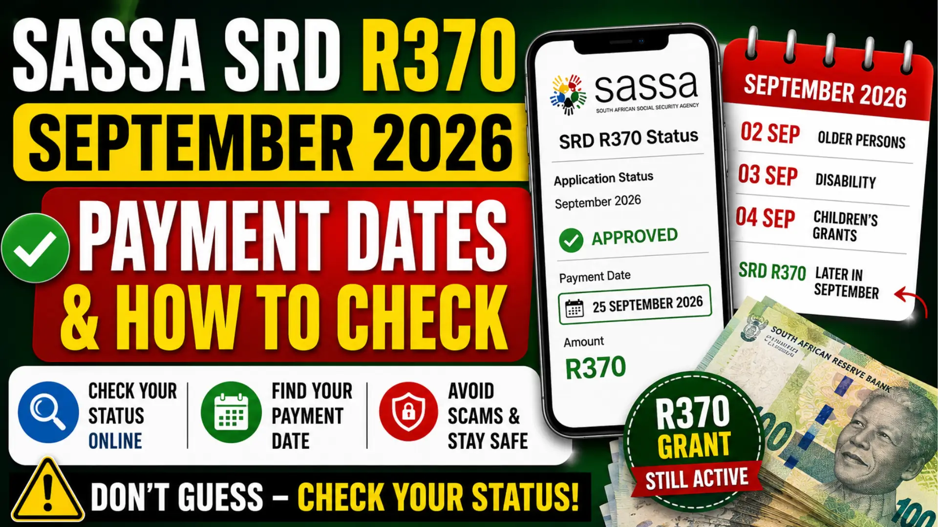 How to Check SRD Payment Dates for September 2026