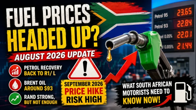 Fuel Recovery South Africa August 2026