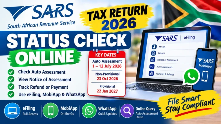 Sars Tax Return 2026 Status Check Online Via Easy Method