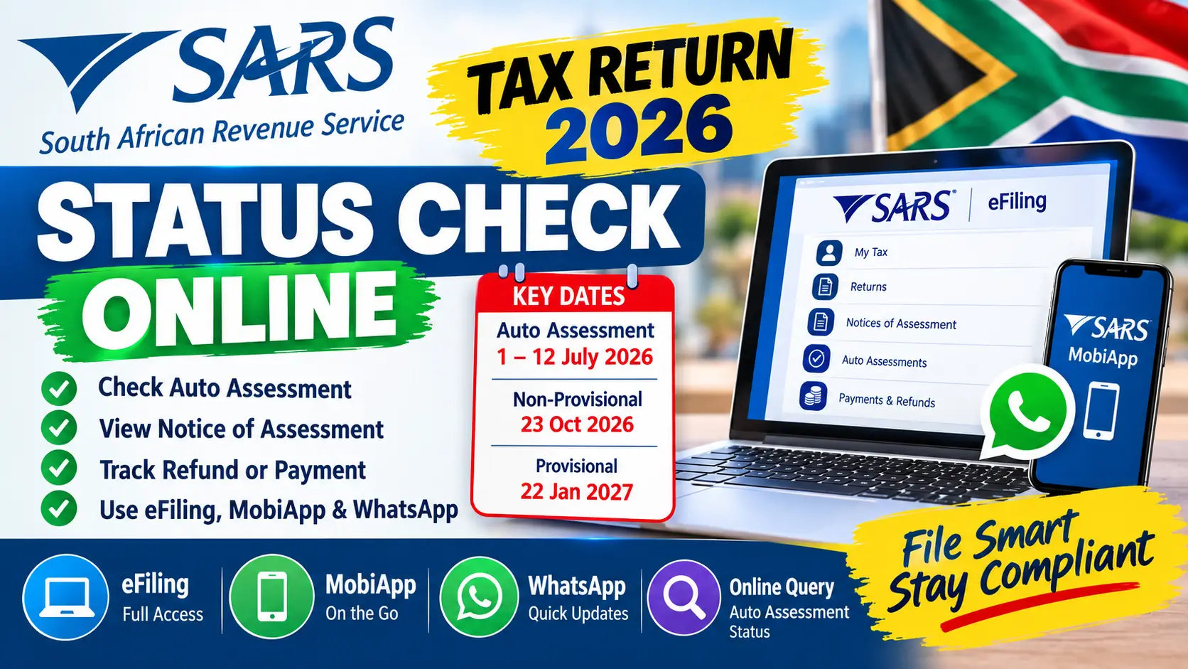Sars Tax Return 2026 Status Check Online Via Easy Method