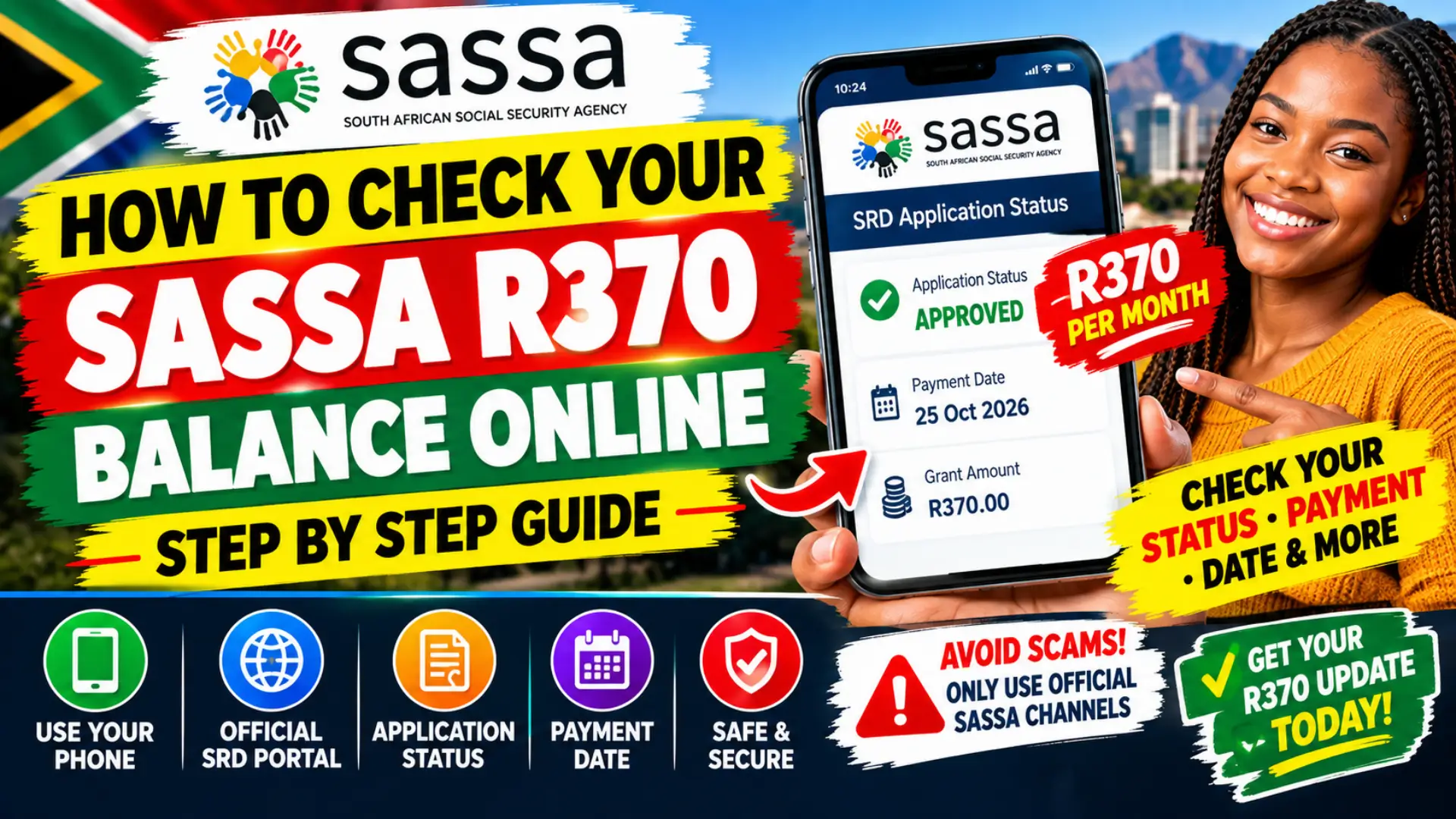SASSA R370 Balance Check Online Via Easy Mehtod
